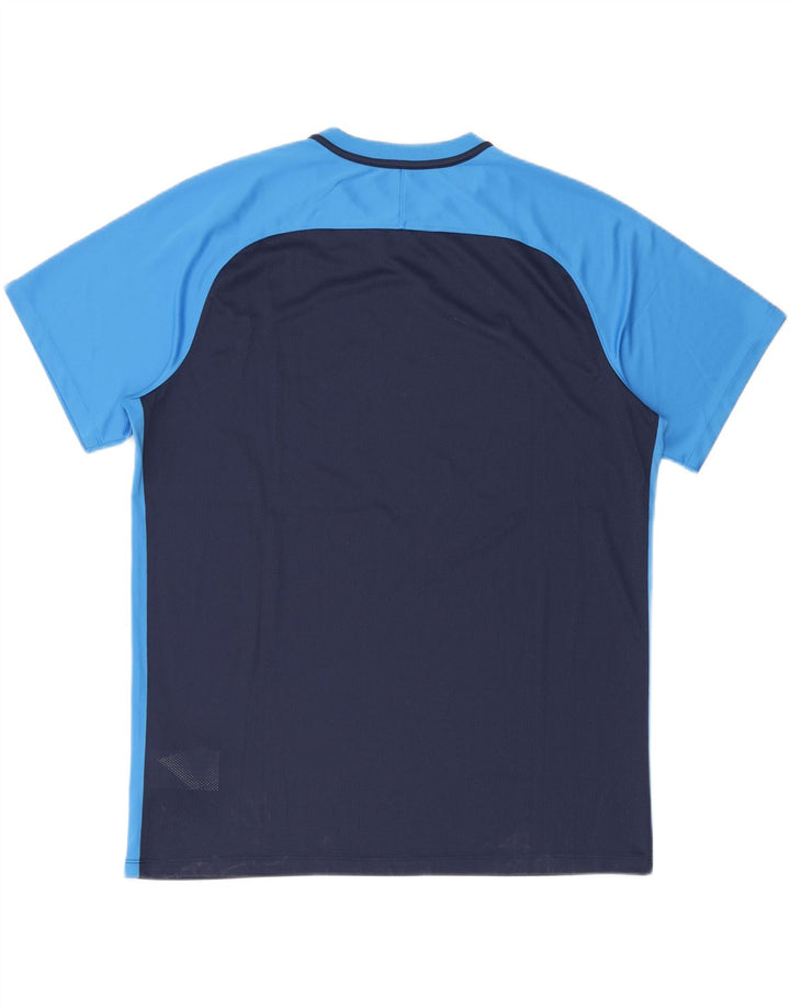 Nike Dri Fit majica kratkih rukava 2XL tamnoplava poliesterska boja