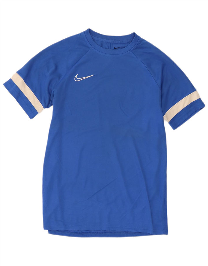 Nike Dri Fit majica kratkih rukava velika plava poliesterska boja