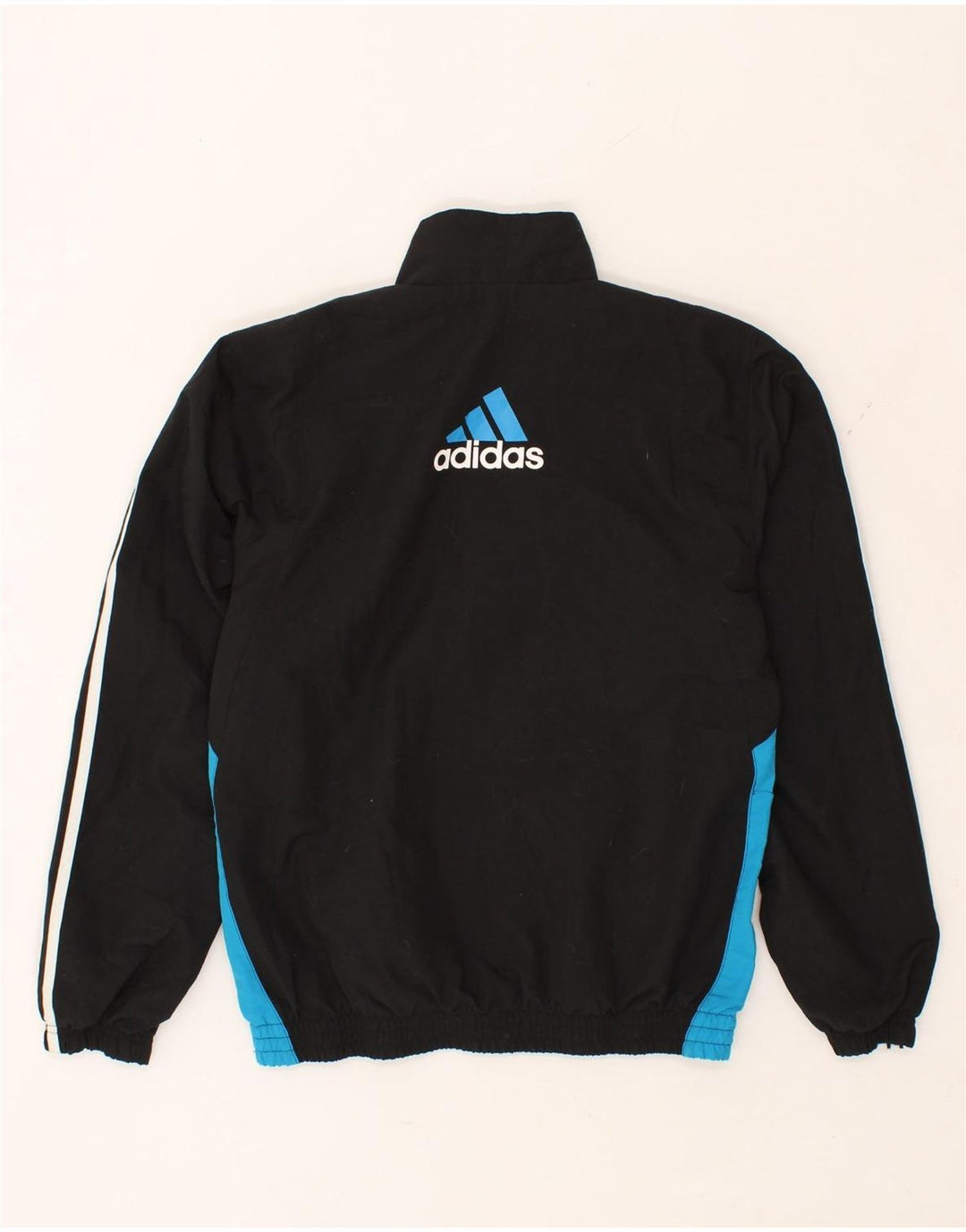 ADIDAS muška trenirka s grafičkim motivima, mala crna poliesterska jakna