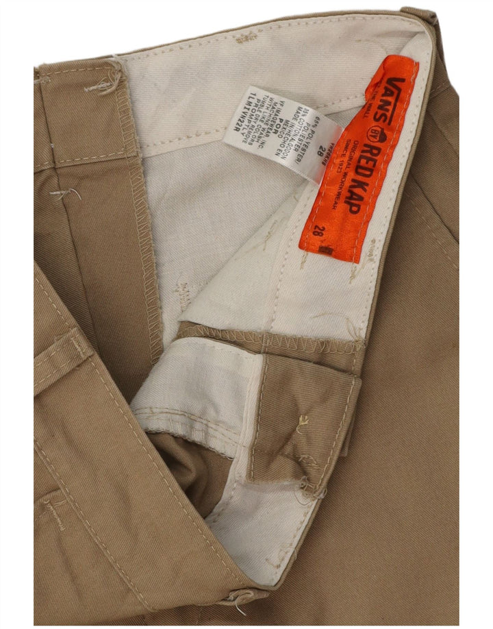 Vans muške kratke chino hlače s crvenom kapom W28 mali kaki poliester