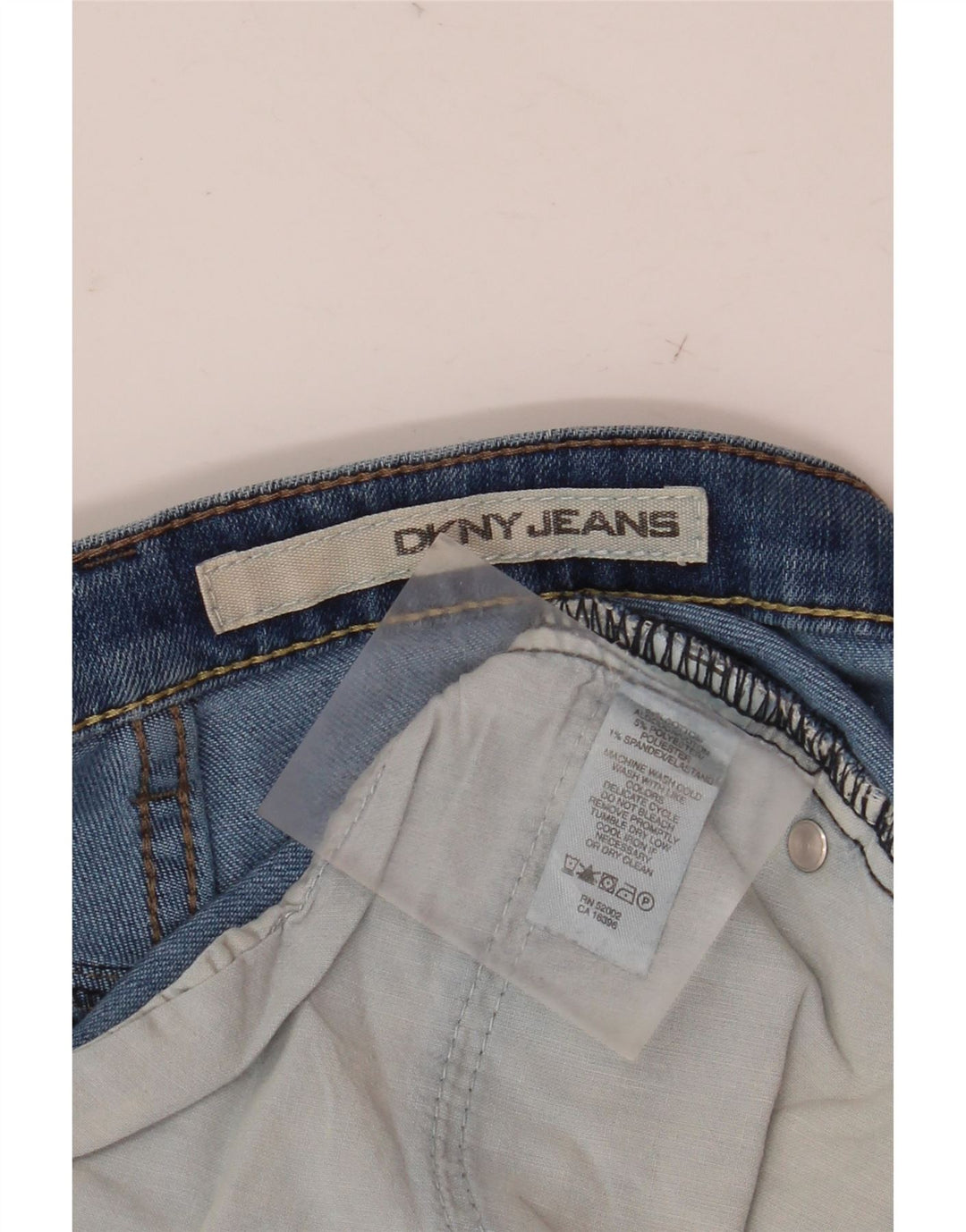 Dkny ženske Soho lepršave traperice W32 L32 plavi pamuk
