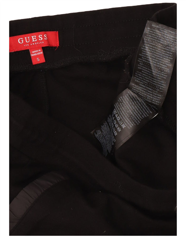 Guess Muška trenirka Hlače Joggers Mala crna viskoza
