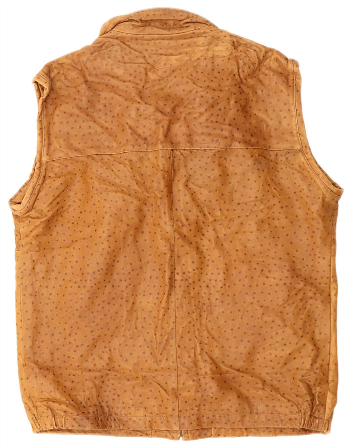 VINTAGE muška kožna jakna IT 56 3XL smeđa točkasta