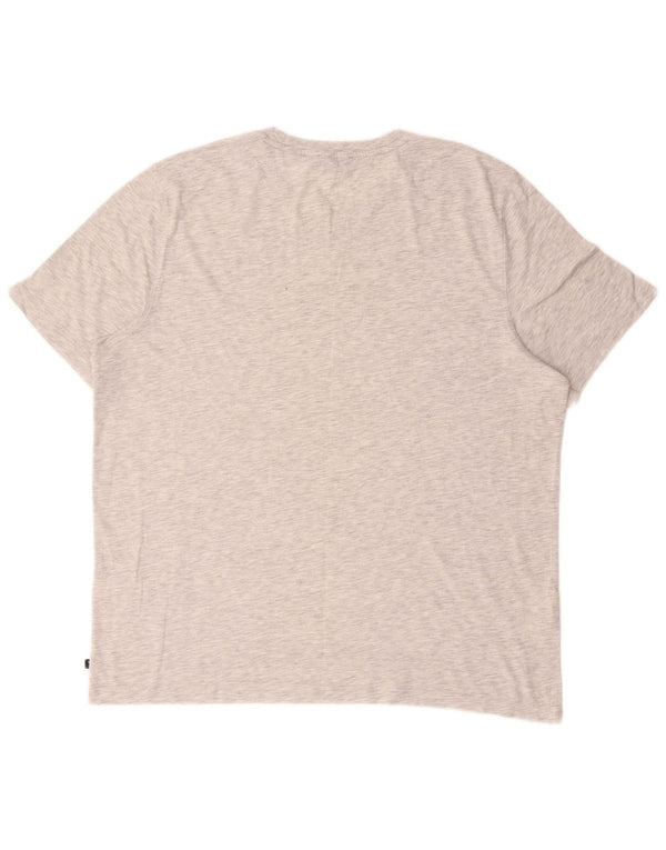 Ted Baker Muška grafička majica kratkih rukava Veličina 6 2XL sivi flekasti pamuk