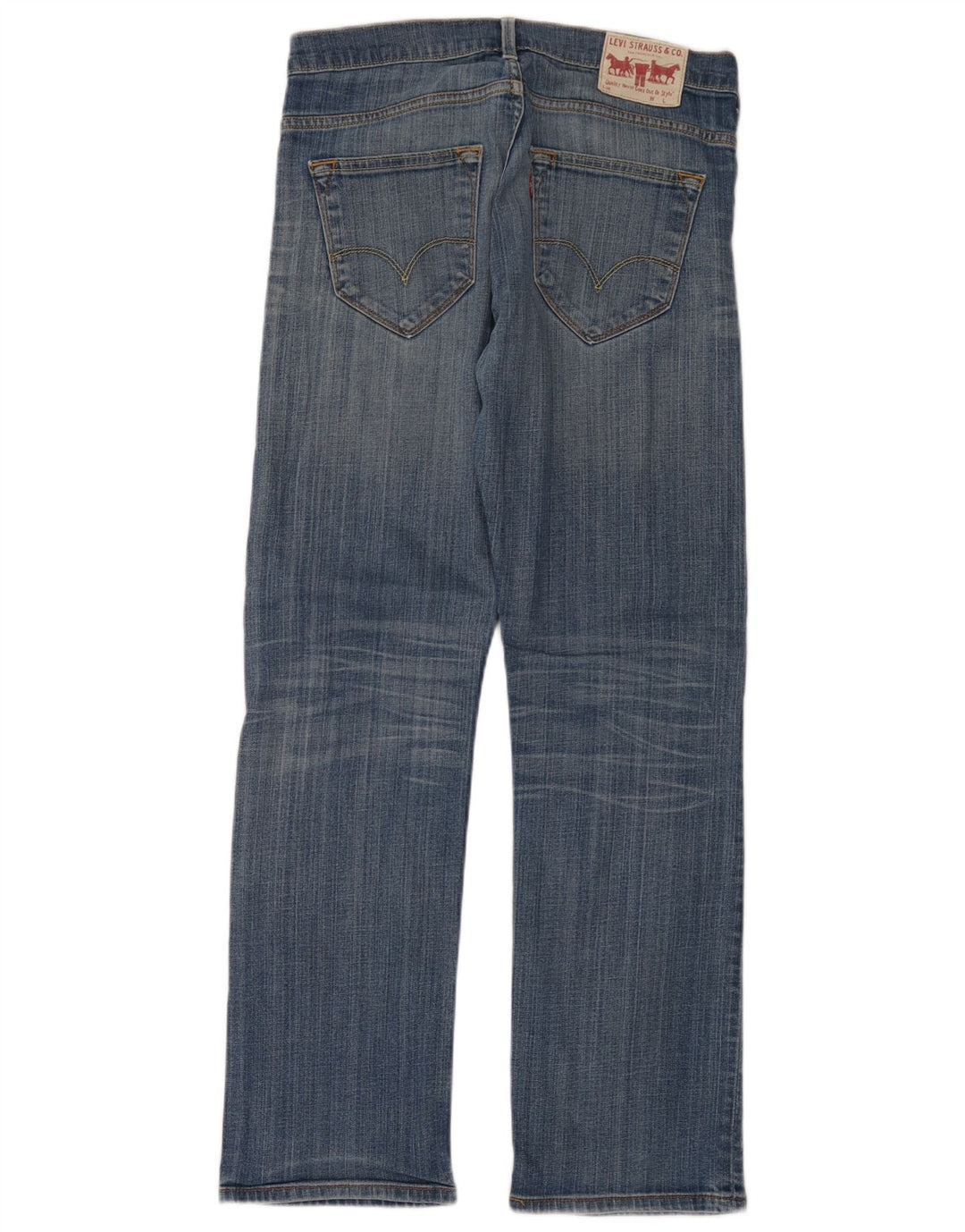 Levi's muške ravne traperice W32 L32 plavi pamuk