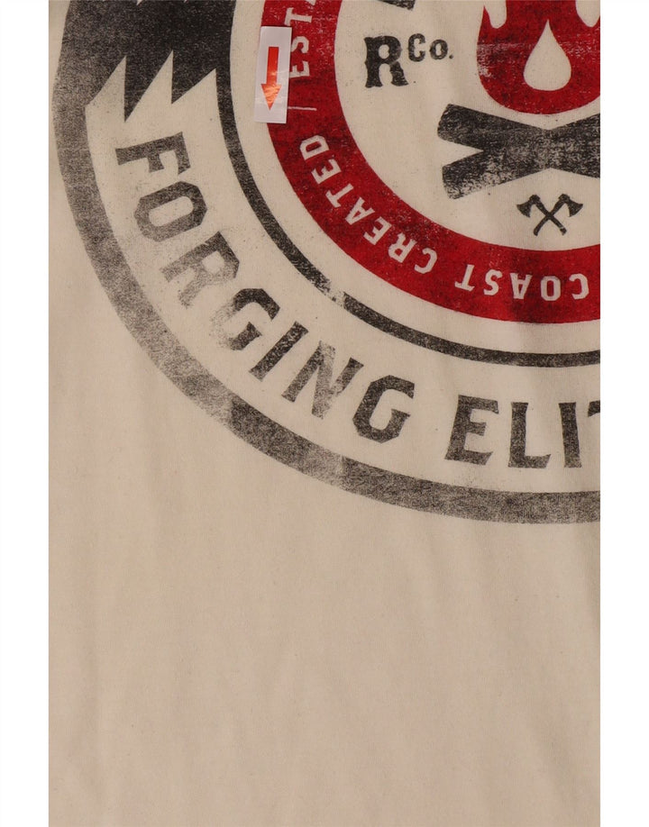 Reebok muška grafička majica srednje bijele boje