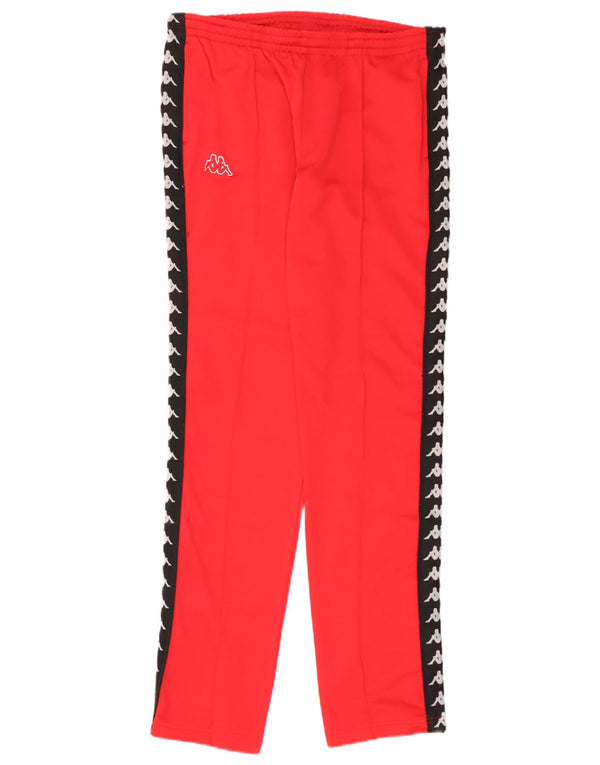 Kappa muške grafičke hlače za trenirku Large W34 L34 Red Colourblock