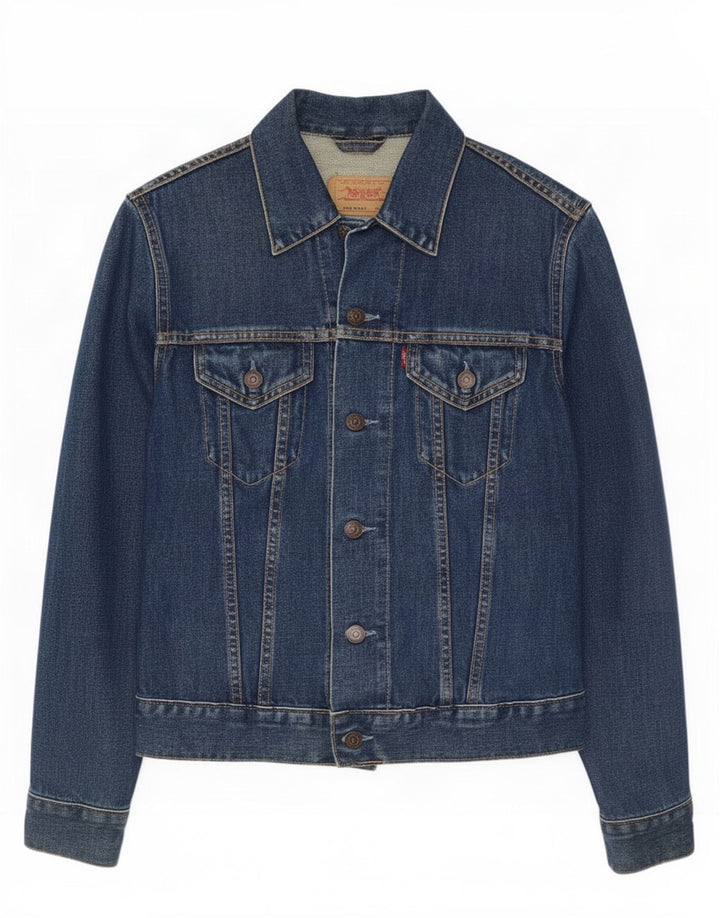 Levi's traper jakna za djevojčice 11-12 godina srednje plavi pamuk