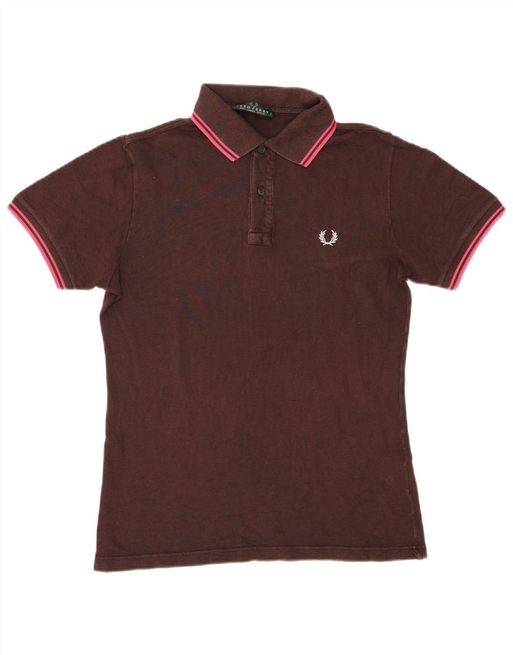 Fred Perry muška polo majica mala smeđa pamučna