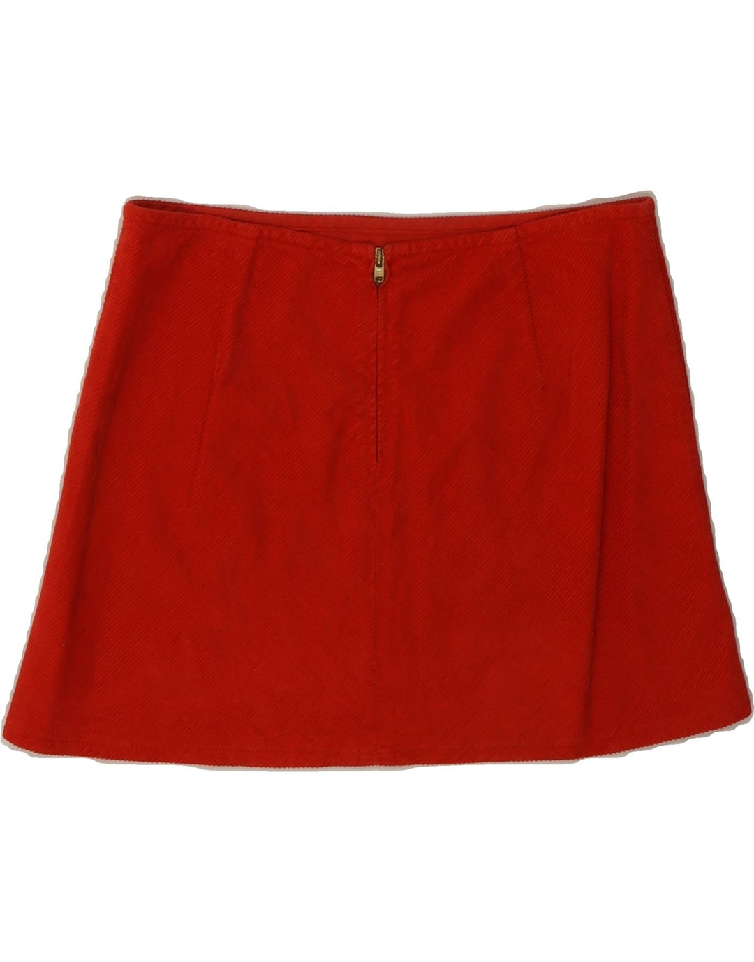 BENETTON Womens Mini Skirt IT 40 Small W28 Red Cashmere Vintage Benetton and Second-Hand Benetton from Messina Hembry 