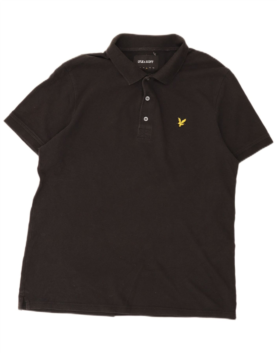 Lyle & Scott muška polo majica velika crna pamučna
