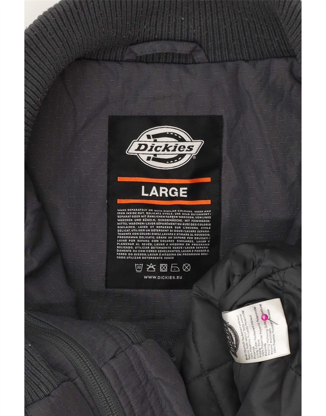 Dickies muška bomber jakna UK 40 veliki sivi poliamid