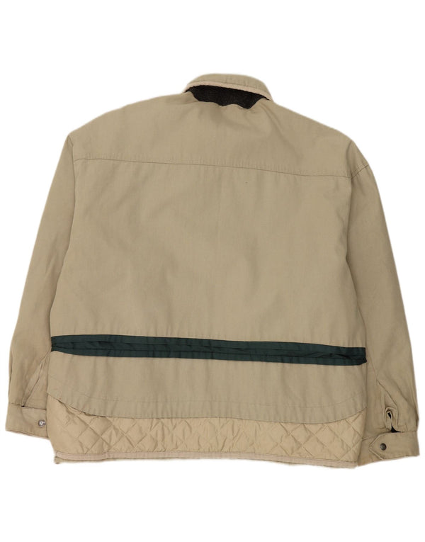 Vintage muška bomber jakna UK 42 XL bež boja