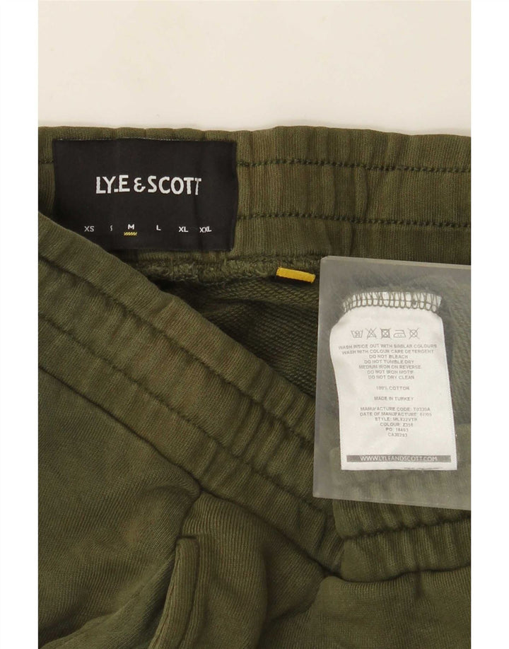 Lyle & Scott Muška trenirka Hlače Joggers Srednje zeleni pamuk