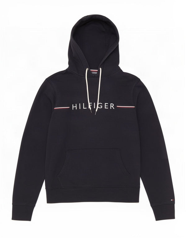 Tommy Hilfiger muška majica s kapuljačom srednje veličine, tamnoplavi pamuk