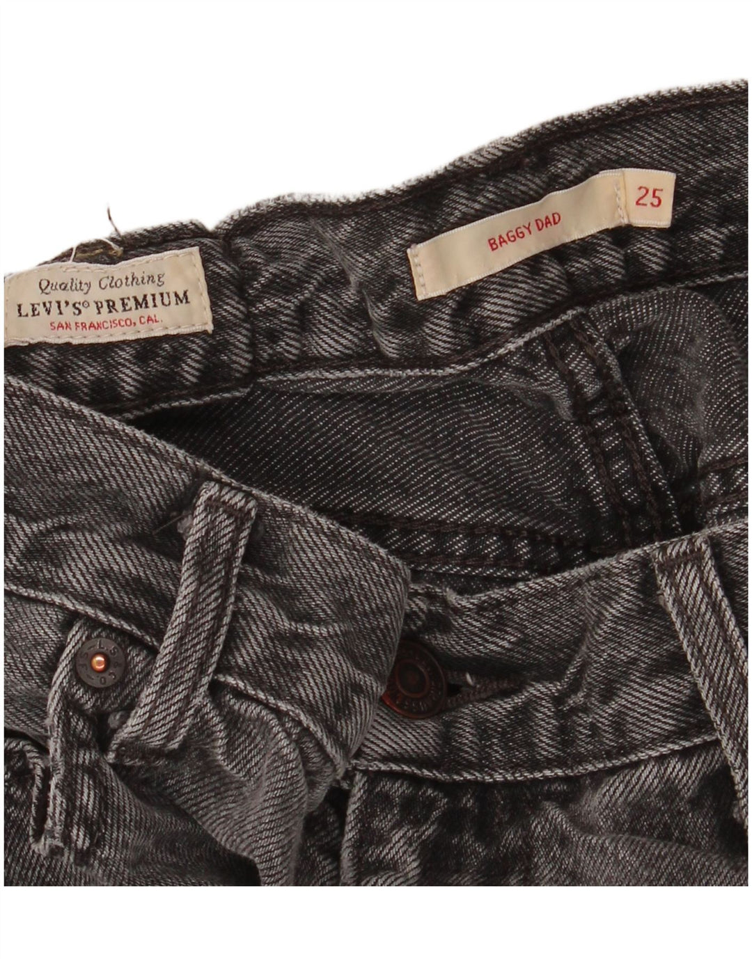 LEVI'S ženske široke traperice Baggy Dad W25 L28 sive