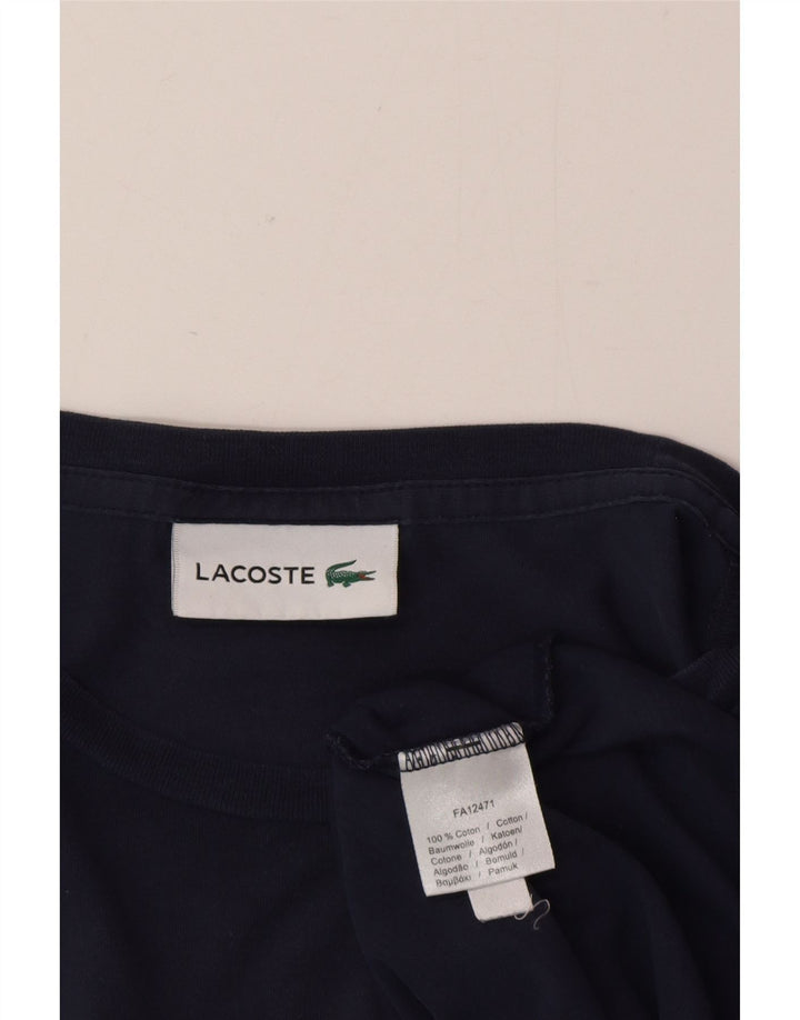 Lacoste muška majica kratkih rukava, veliki mornarsko plavi pamuk