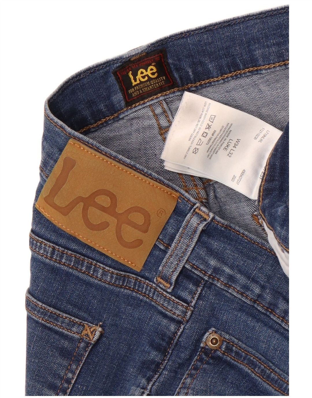 Lee Mens Luke Slim Jeans W34 L32 Plavi pamuk