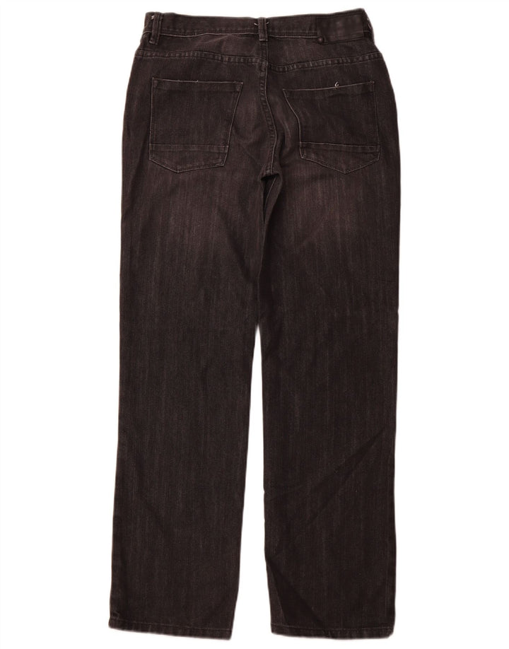 CALVIN KLEIN Rebel ravne traperice za djevojčice 15-16 godina W30 L29 Crne klasične