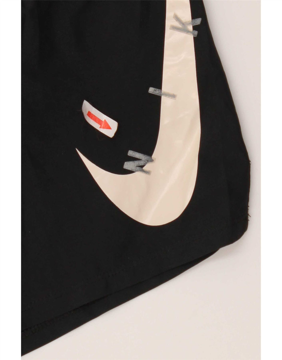 Nike Ženske Dri Fit Graphic Sport Shorts UK 14 Srednje crni poliester
