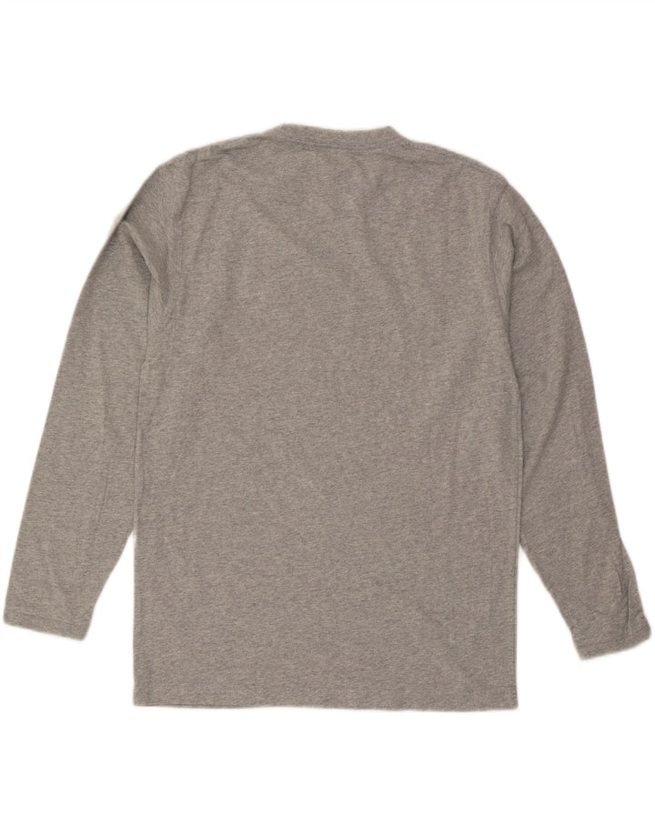 REEBOK Mens Top Long Sleeve Medium Grey Cotton Vintage Reebok and Second-Hand Reebok from Messina Hembry 