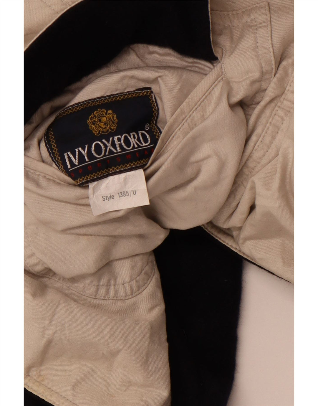 IVY OXFORD muška vjetrovka jakna UK 42 XL tamnoplavi pamuk