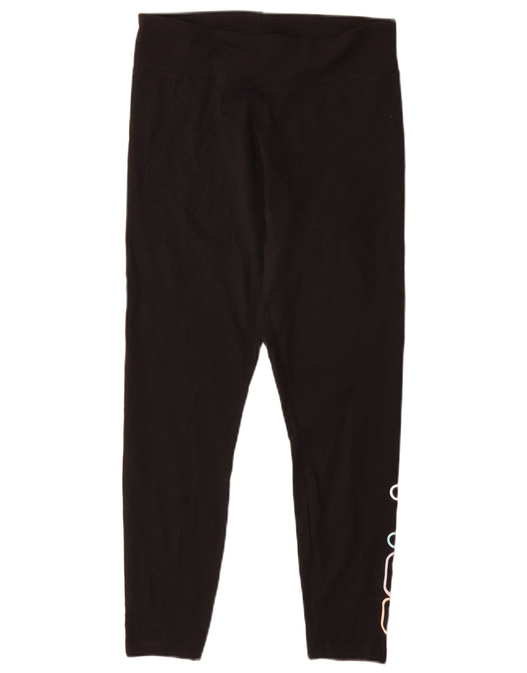 FILA Ženske grafičke tajice UK 12 Srednje crni pamuk