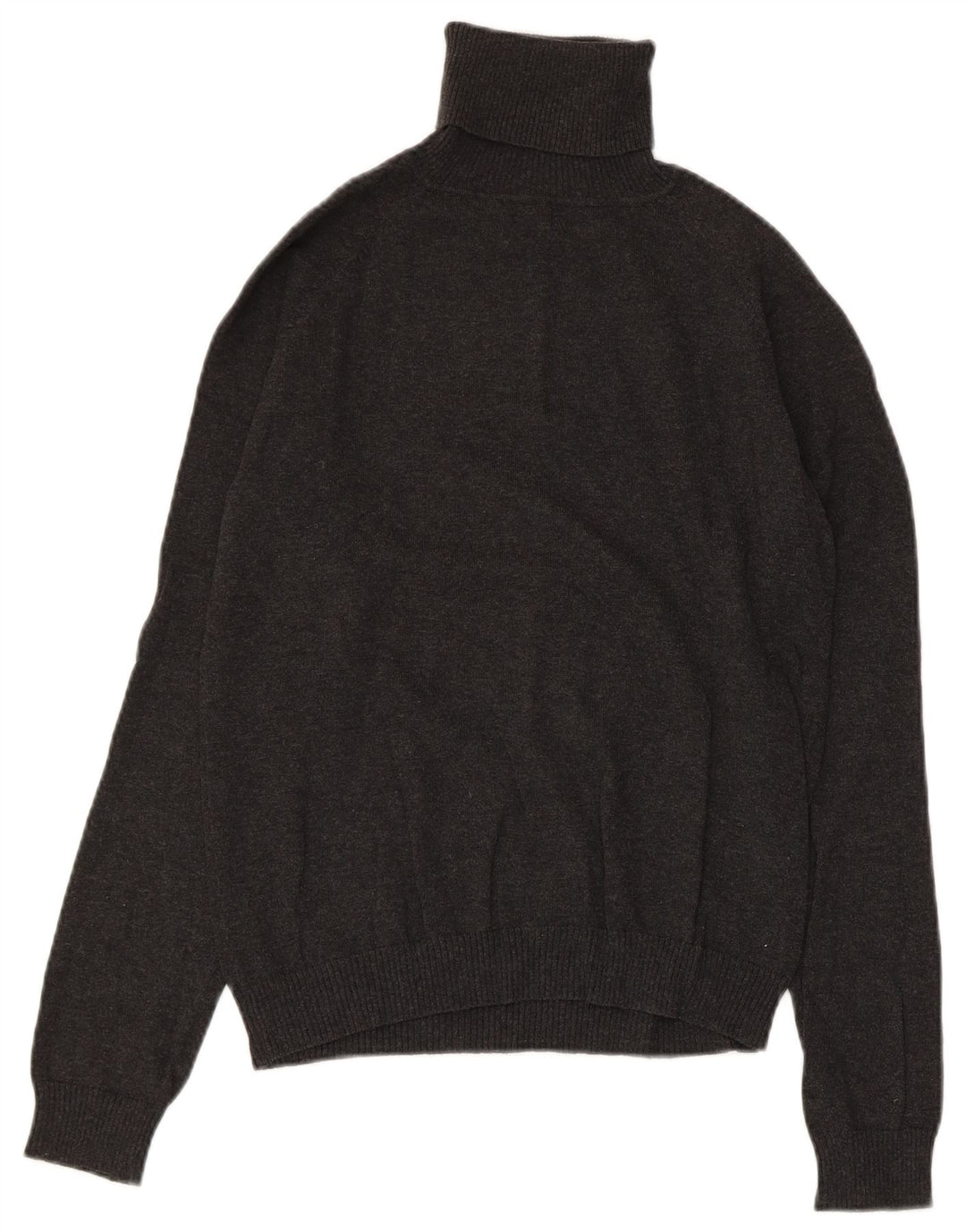 ZARA ženski pulover s rol izrezom UK 18 XL sivi pamuk