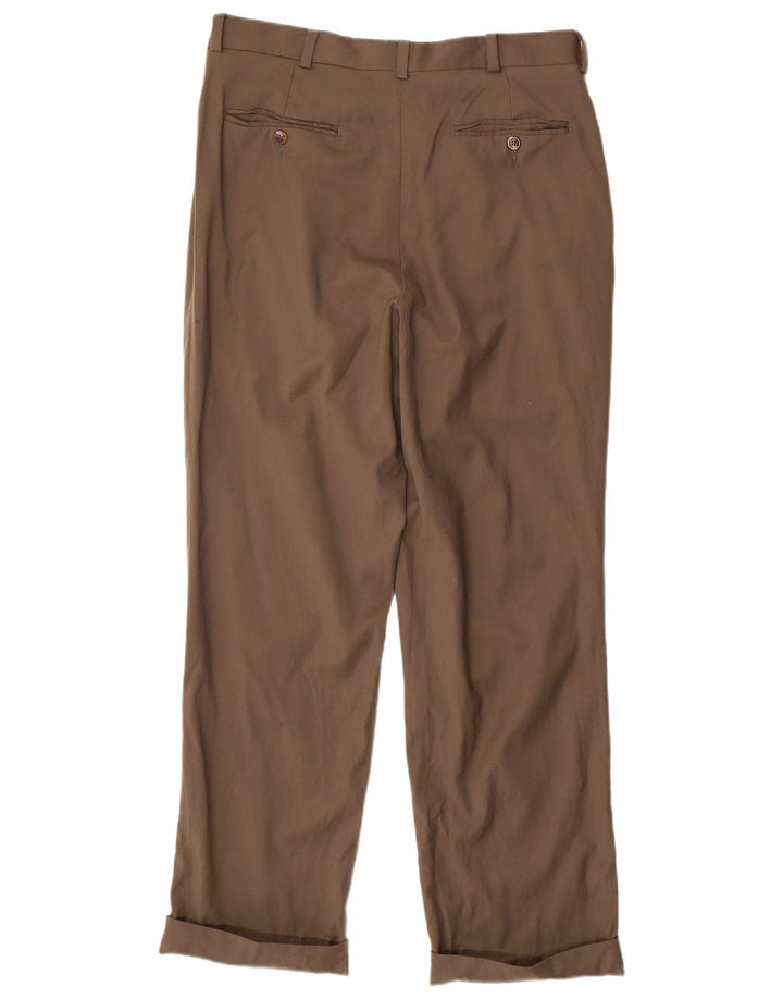 NAUTICA Muške hlače s štipaljkama W33 L30 Siva vuna