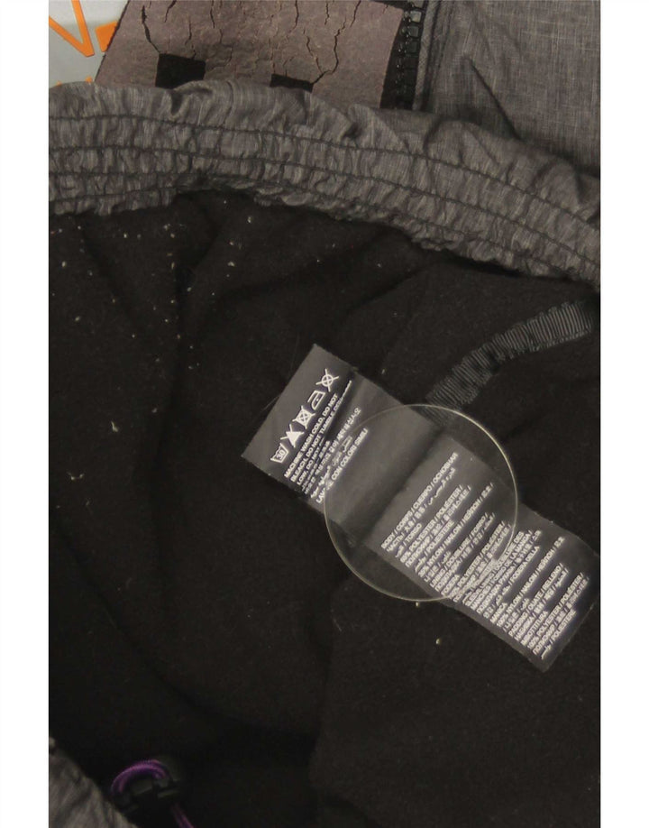Superdry ženska grafička podstavljena jakna UK 6 XS sivi poliester