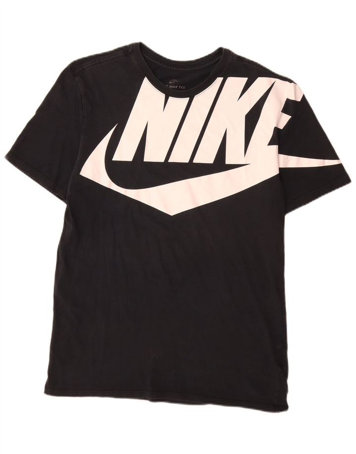 Nike Muška majica kratkih rukava srednje veličine crni pamuk