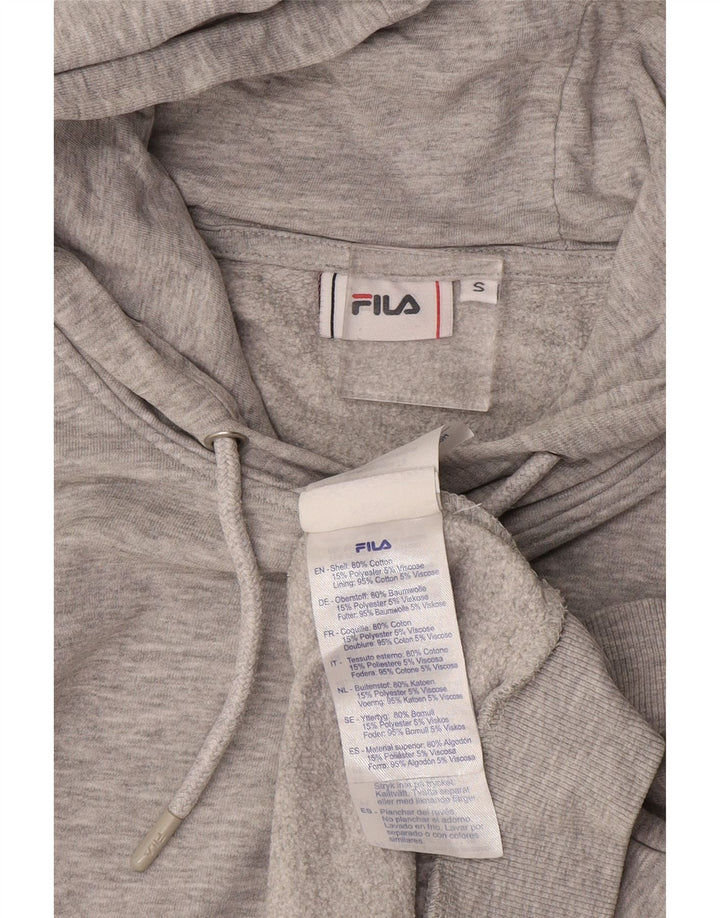 FILA Muška majica s kapuljačom, mali sivi pamuk