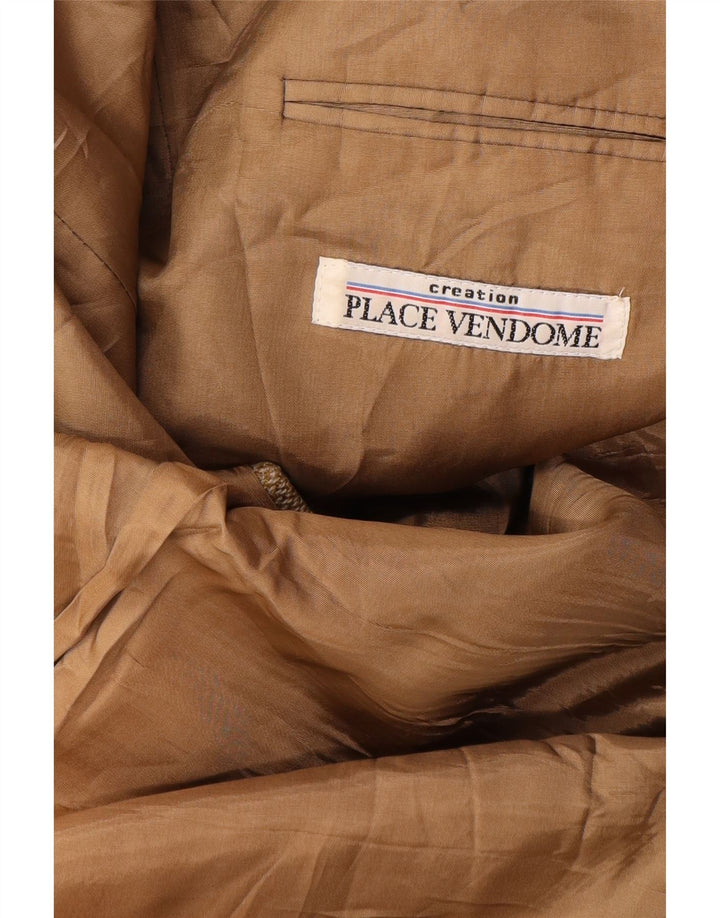 PLACE VENDOME Muška jakna sa 2 gumba UK 40 Large Beige Wool