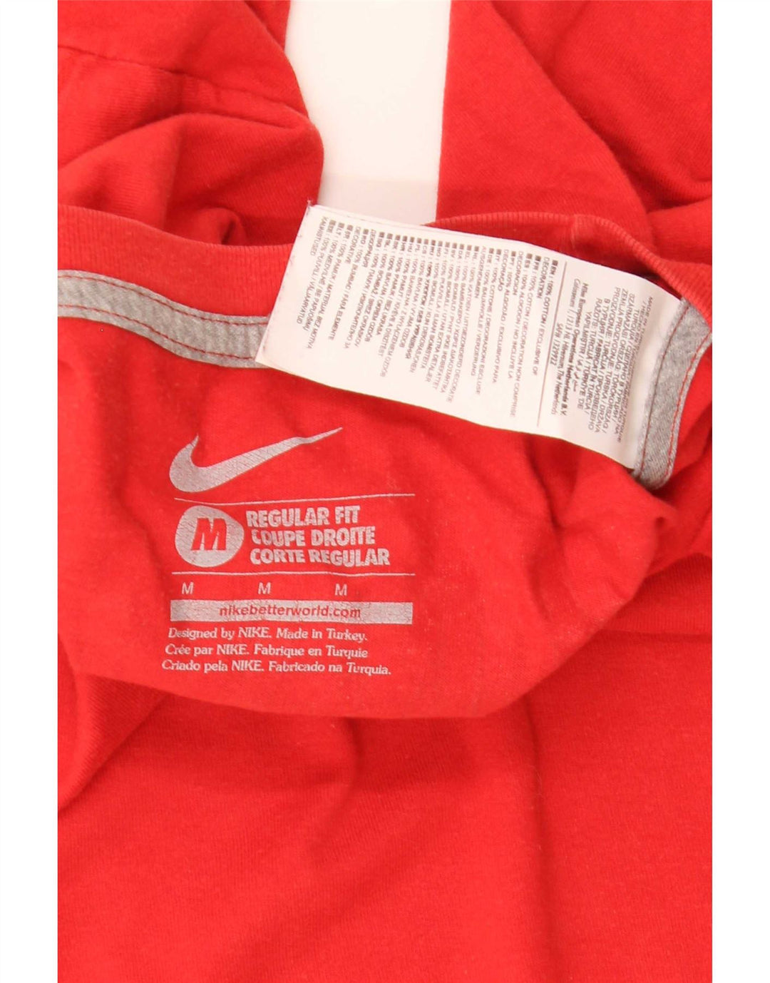 Nike muška majica kratkih rukava Cristiano Ronaldo Regular Fit Graphic T-Shirt srednje crvena