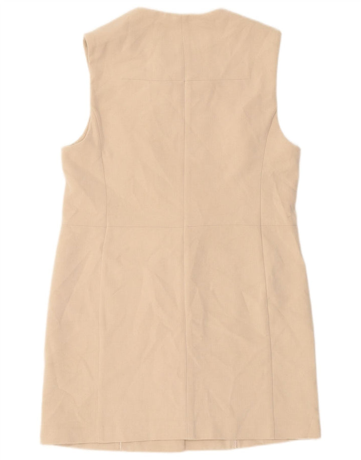 Marks & Spencer ženska duga jakna bez rukava UK 10 Small Beige