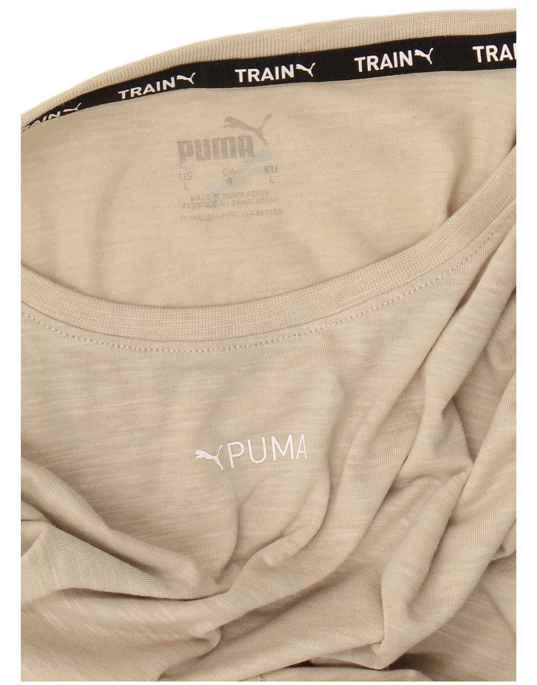 Puma muška majica kratkih rukava Large Beige Flecked