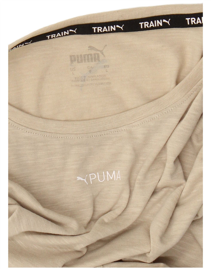 Puma muška majica kratkih rukava Large Beige Flecked