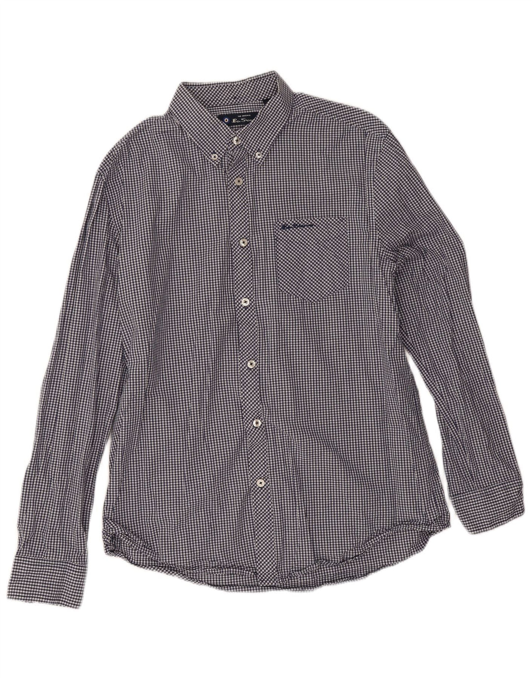 Ben Sherman muška košulja velika tamnoplava pamuk gingham