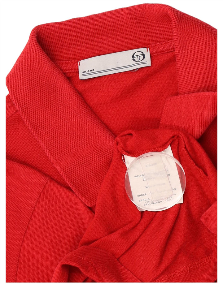 Sergio Tacchini muška polo majica IT 50 Srednje crveni pamuk