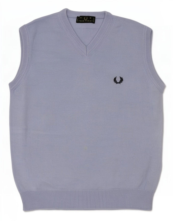 Fred Perry muški prsluk bez rukava Srednje plavi pamuk
