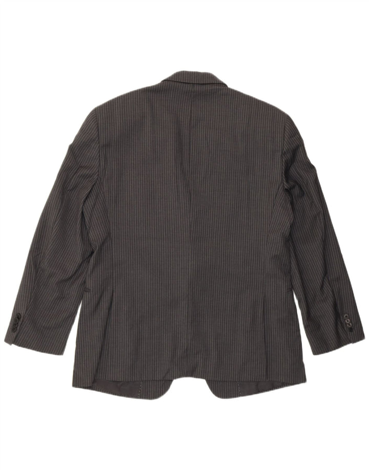 Tommy Hilfiger muška jakna sa 2 gumba UK 40 velike sive vunene pruge