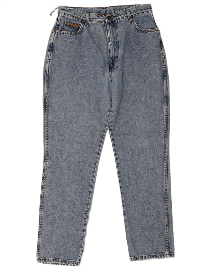 Wrangler muške sužene traperice W32 L30 plavi pamuk