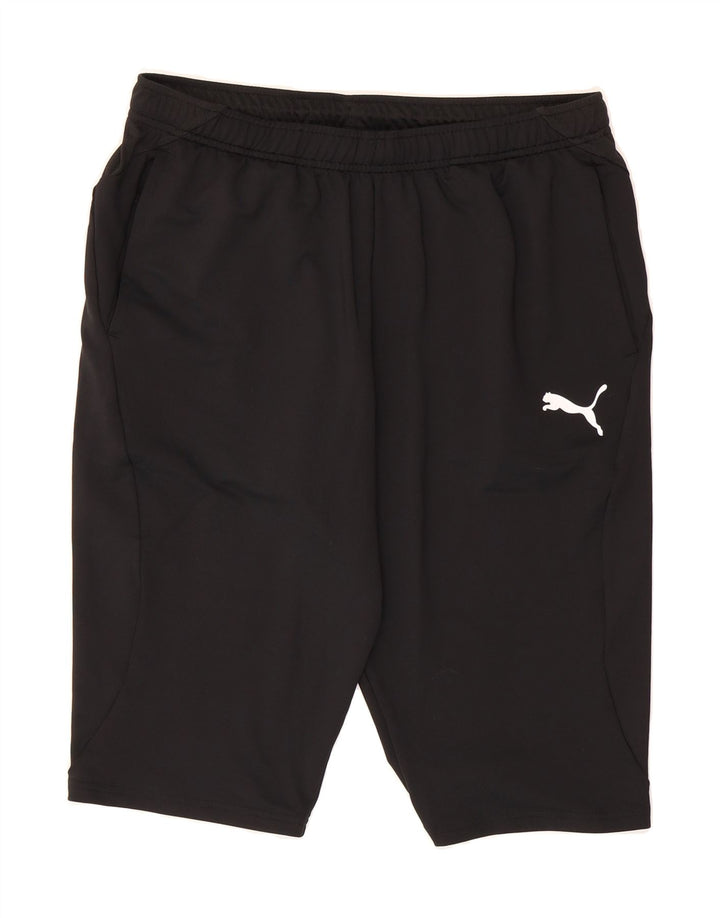PUMA Mens Sport Shorts Large  Black Polyester Vintage Puma and Second-Hand Puma from Messina Hembry 