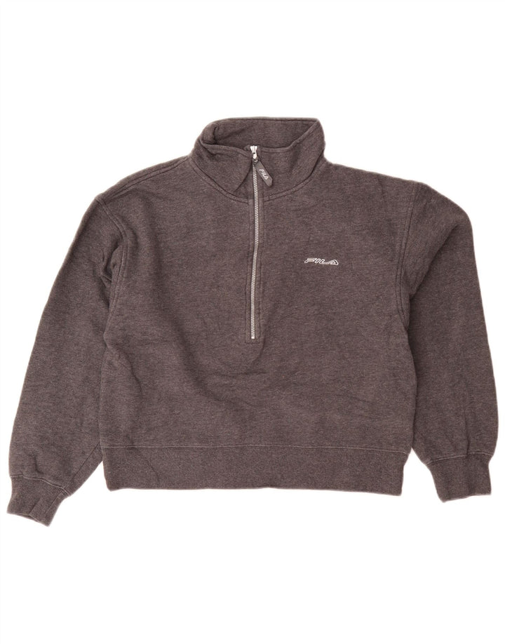 Fila ženski džemperi s kratkim izrezom i kratkim izrezom UK 10 Small Grey
