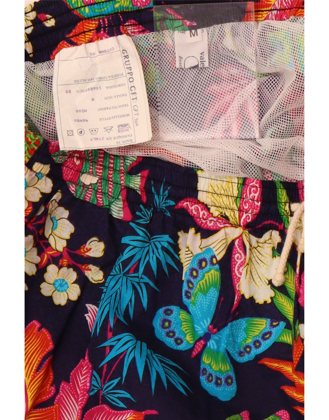 Valentino muške sportske kratke hlače srednje tamnoplave cvjetne boje