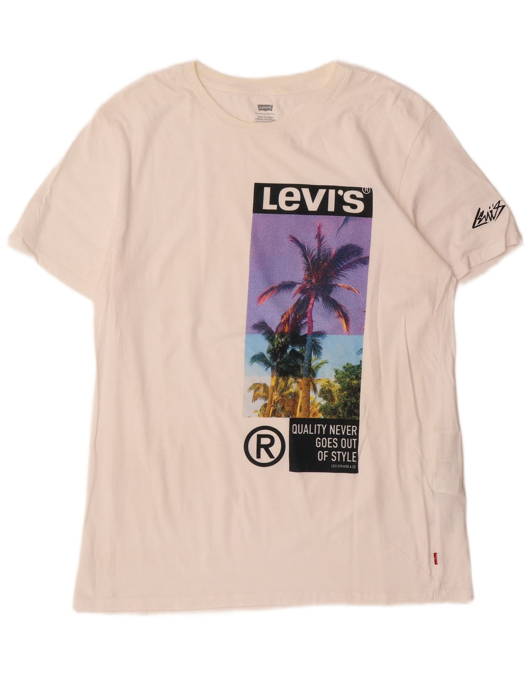 Levi's velika majica kratkih rukava s grafičkim motivima, pamuk