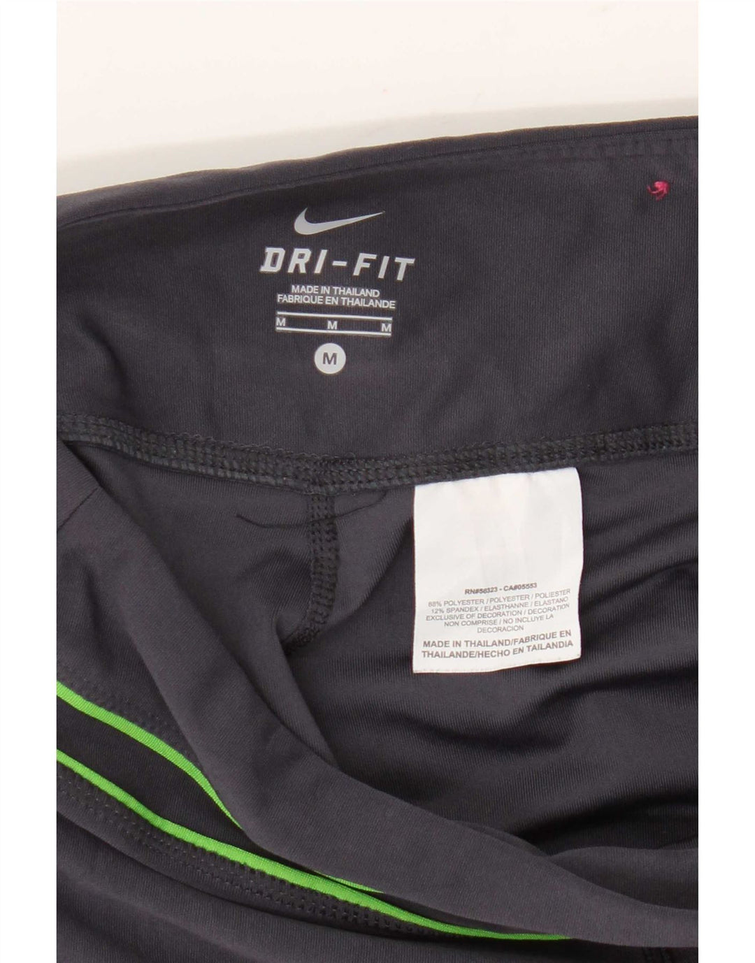 Nike Ženske Dri Fit Capri Trenirke Hlače UK 14 Medium Gray Poliester