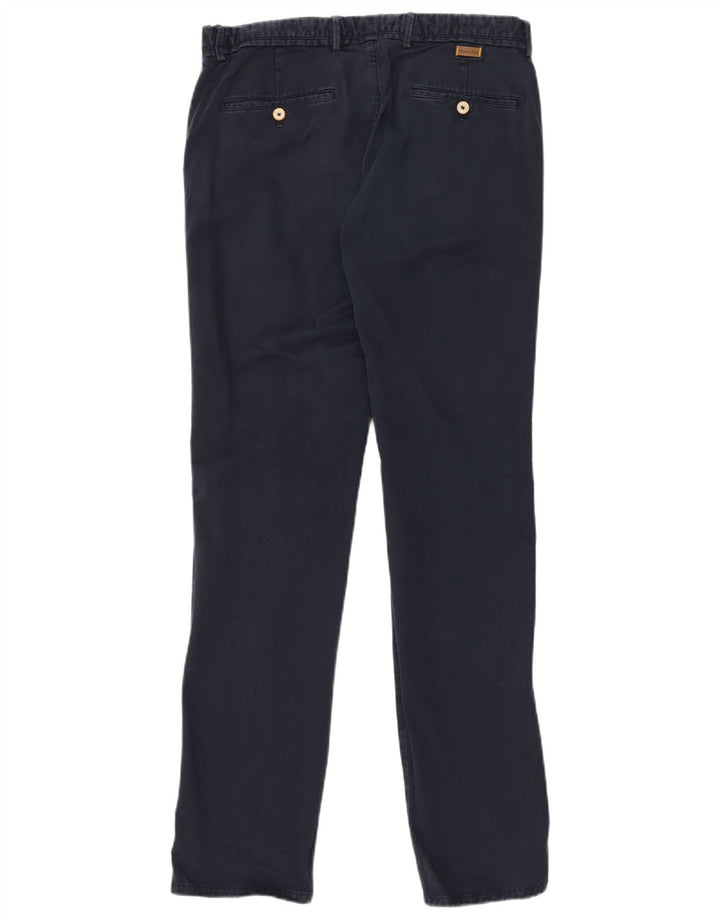 MASSIMO DUTTI Muške uske chino hlače EU 42 Large W32 L34 tamnoplave