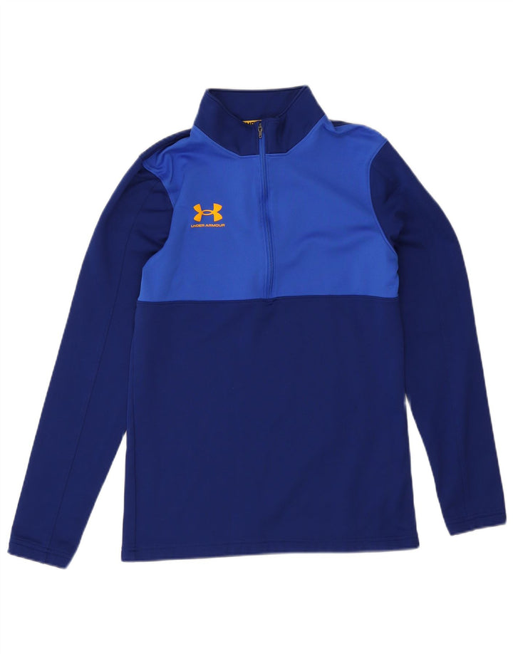 Under Armour muška majica s izrezom i dugim rukavima, mala tamnoplava boja