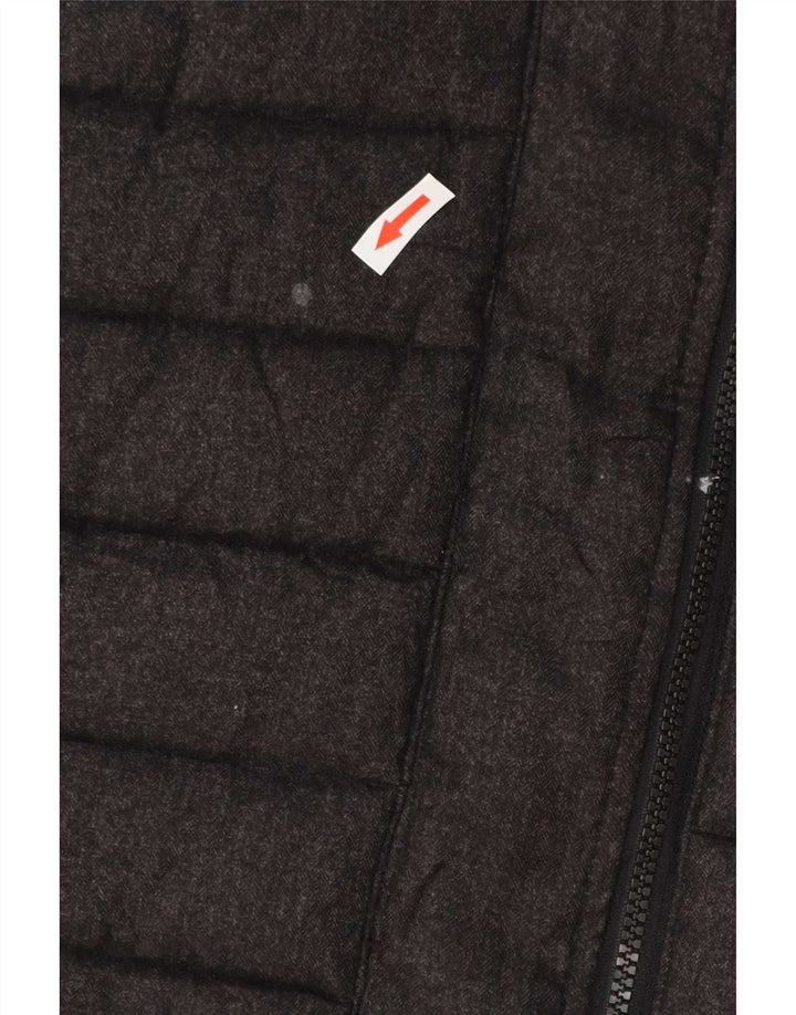 Superdry muška podstavljena jakna s kapuljačom UK 42 XL sivi poliester